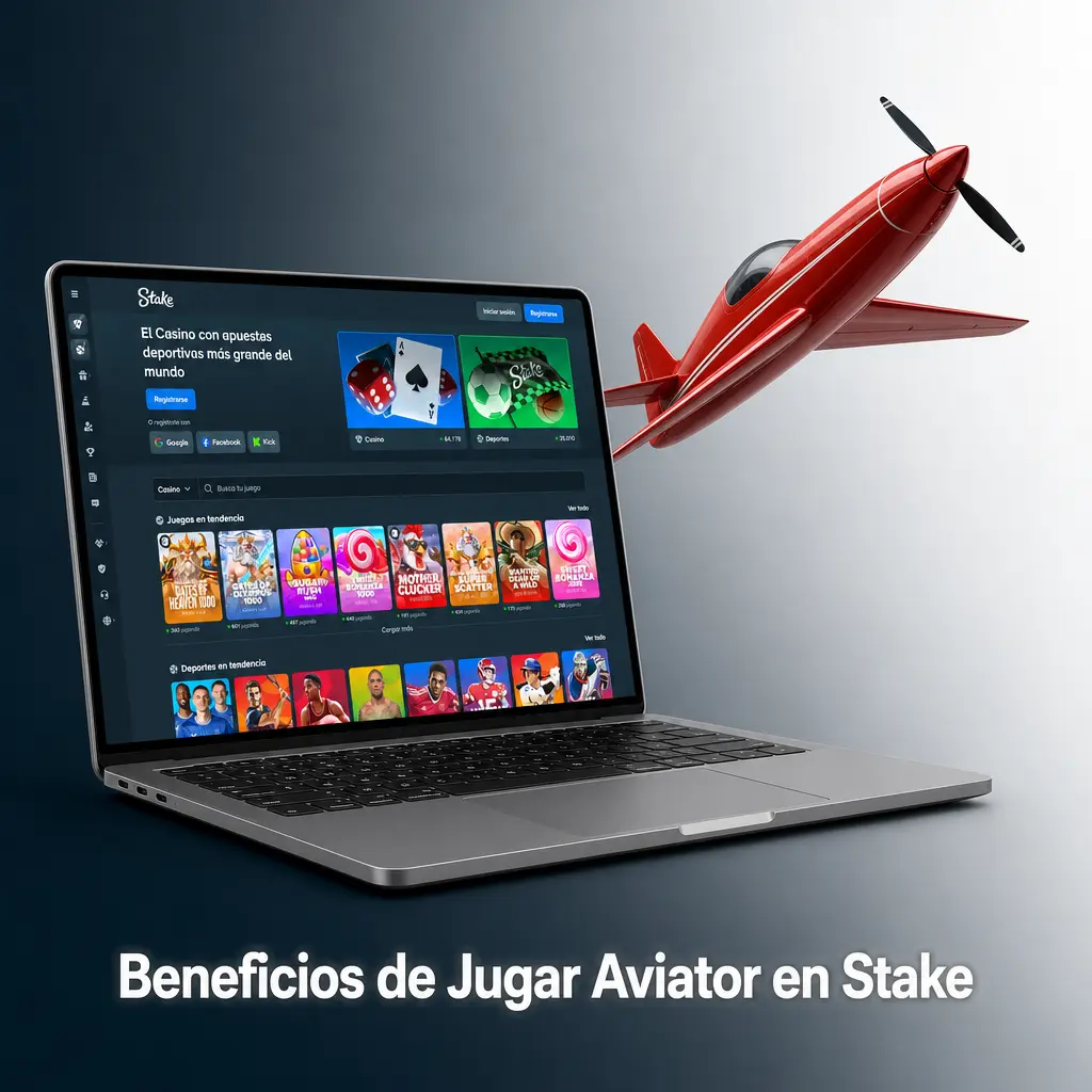 Beneficios de jugar Aviator en Stake