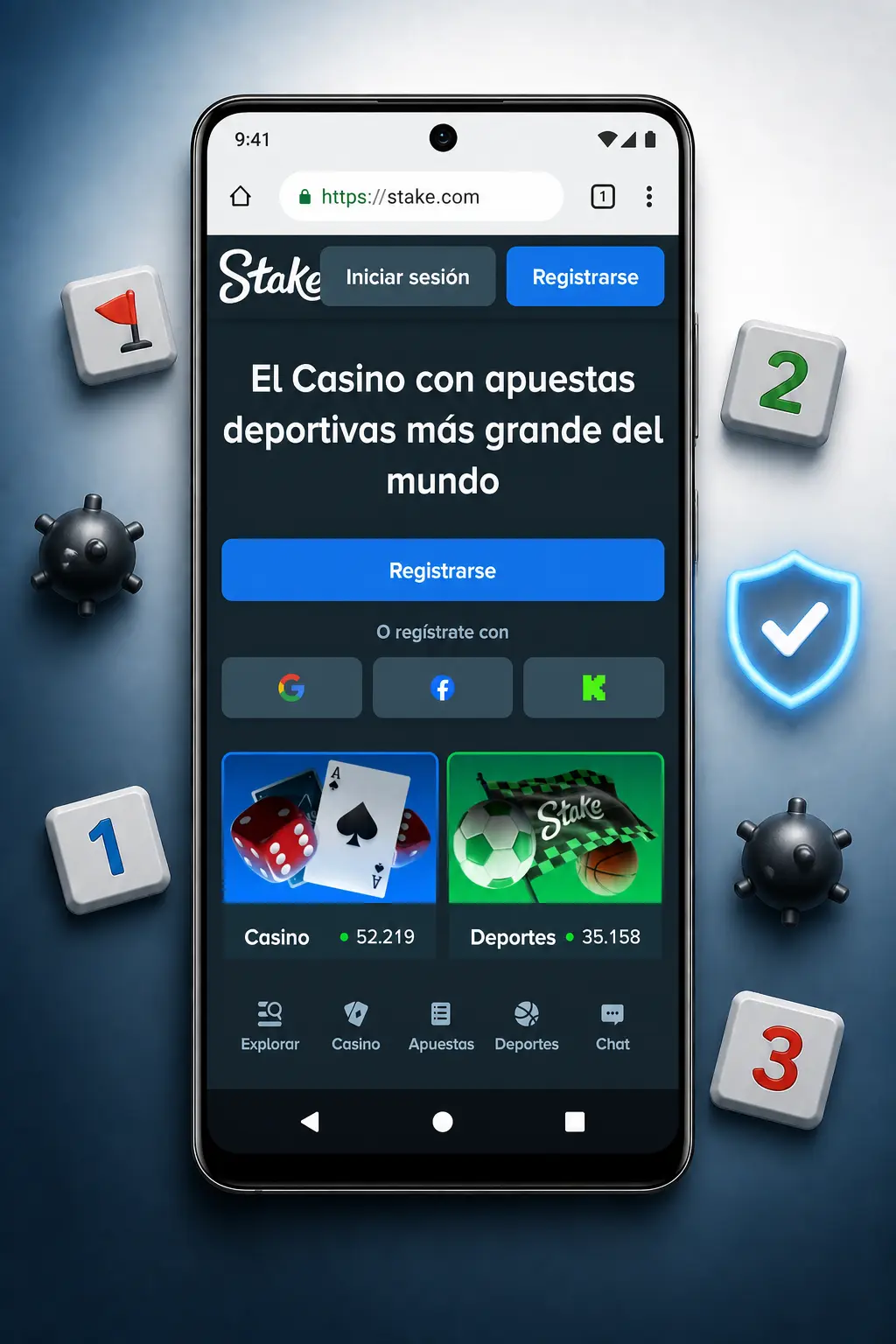 Pasos para descargar e instalar el APK de Stake Mines en un dispositivo Android