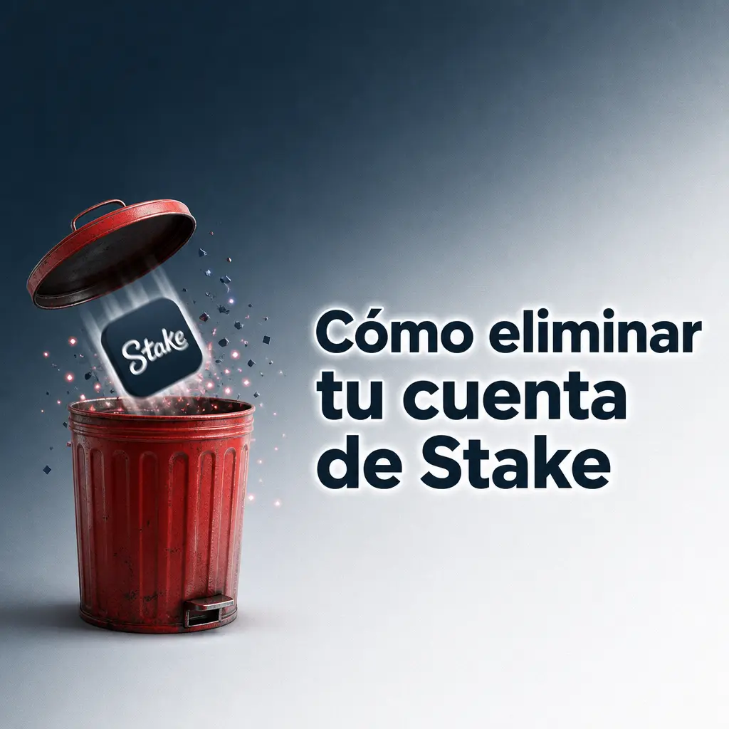 Cómo eliminar tu cuenta de Stake