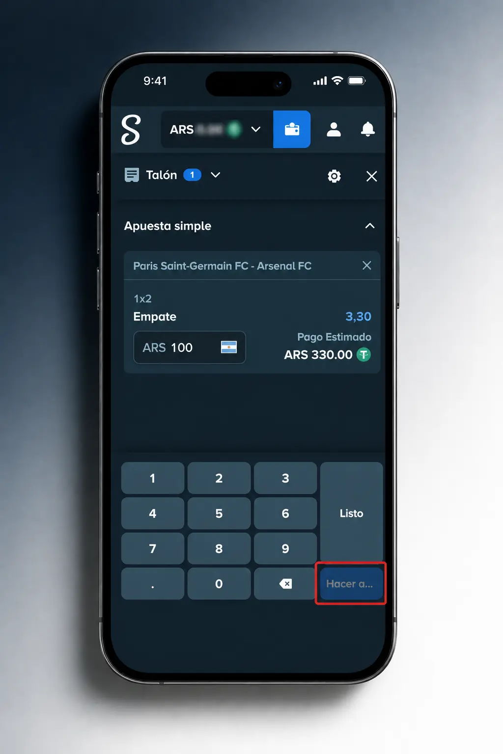 Guía paso a paso para hacer tu primera apuesta en el sportsbook de Stake Argentina