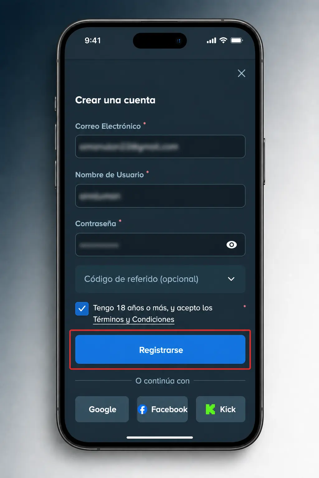 Creá tu cuenta en Stake Argentina