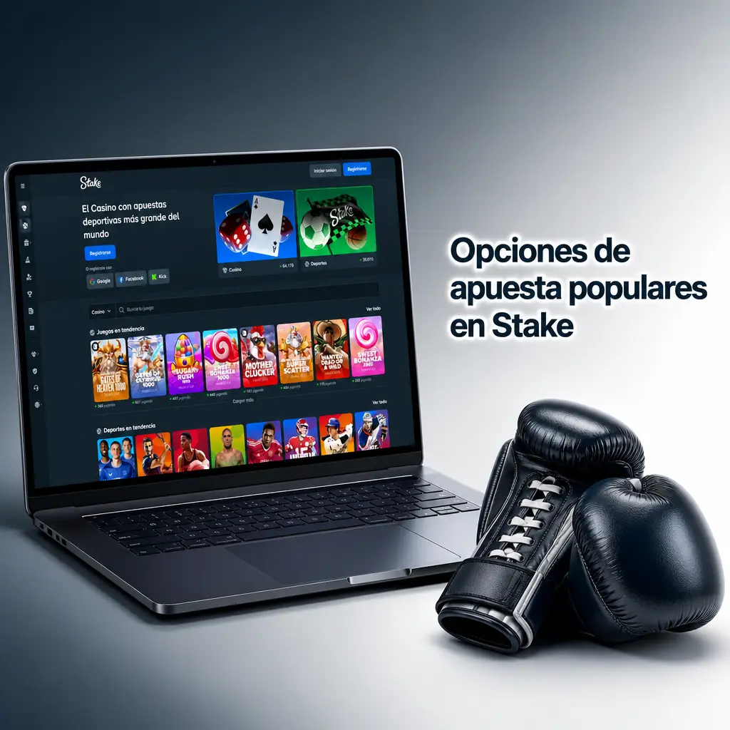 Opciones de apuesta populares en Stake