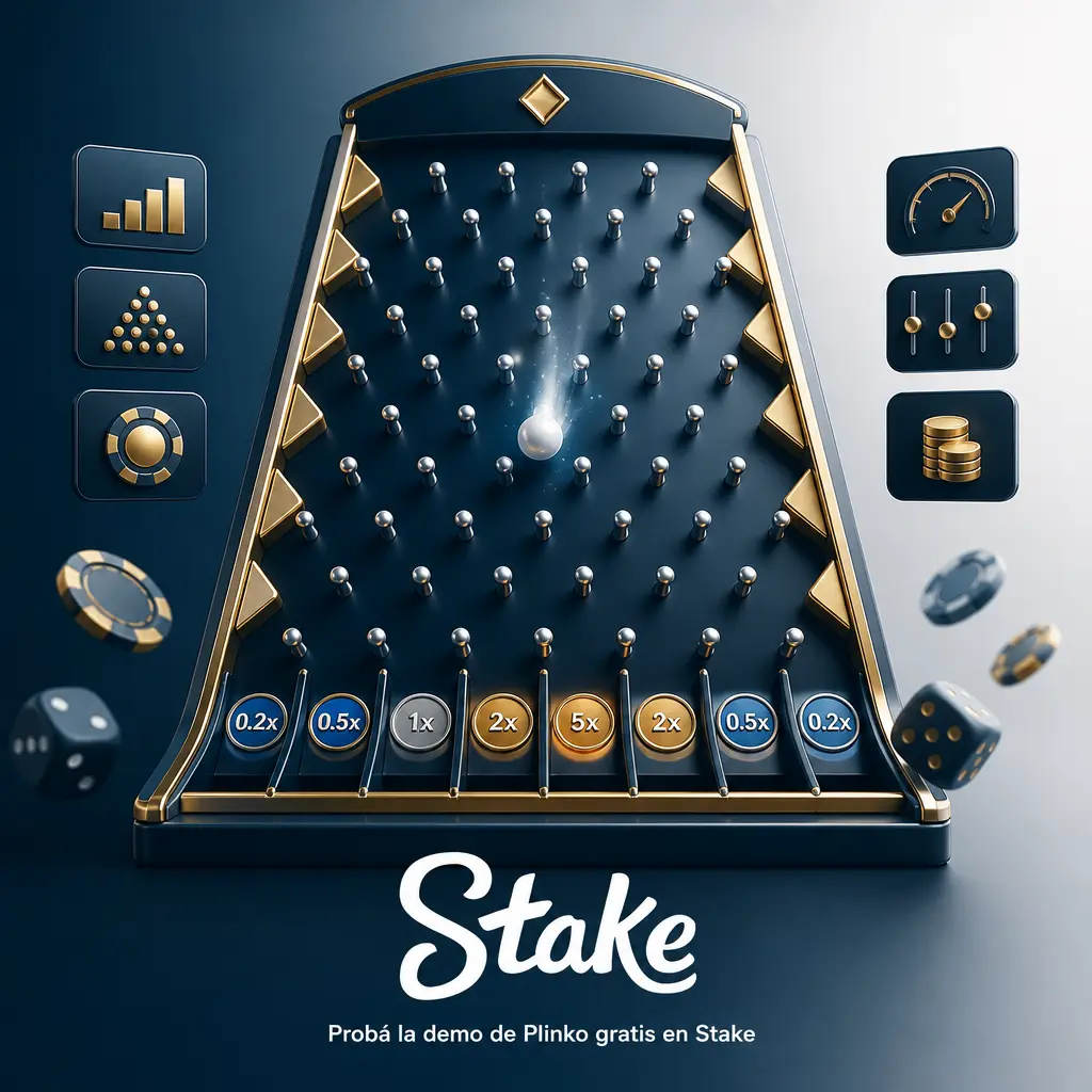 Demo de Plinko gratis en Stake