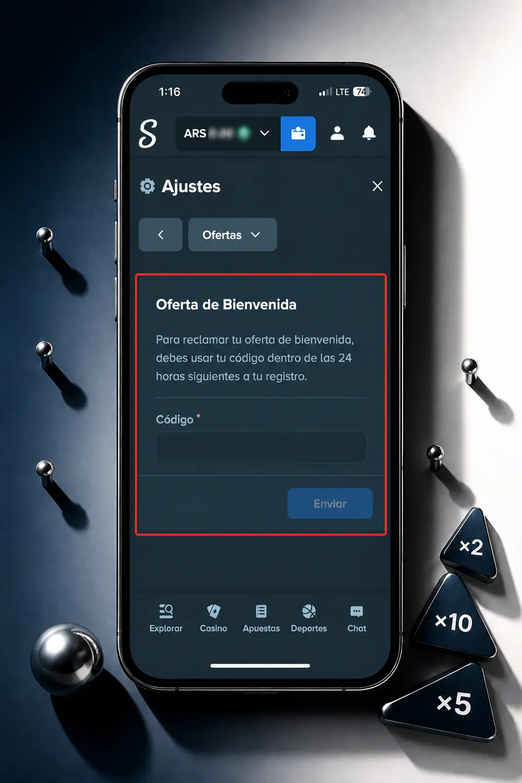 Pasos para registrarte en Stake y jugar Plinko: aceptá los términos, confirmá tu edad y completá el registro
