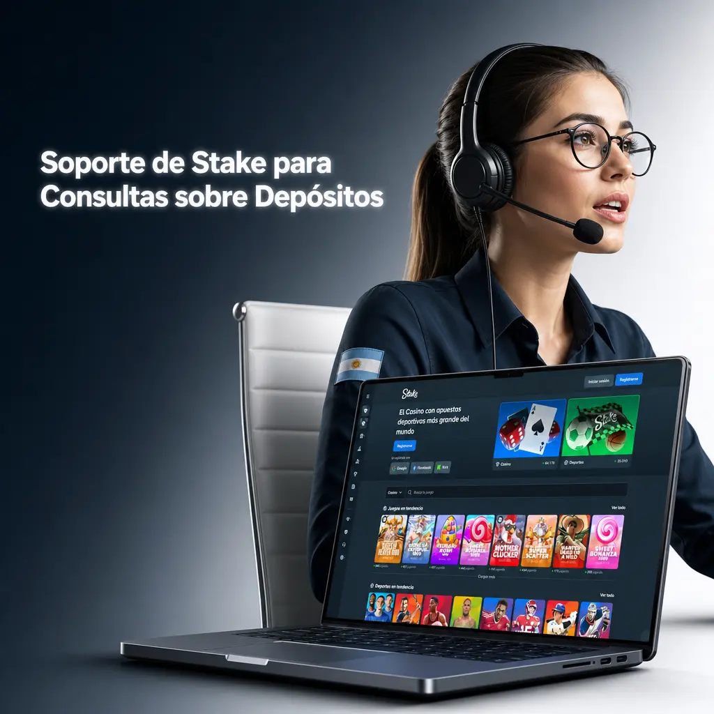 Soporte de Stake para consultas sobre depósitos